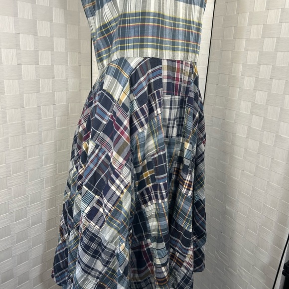 Polo Ralph Lauren mixed plaid print dress. Size 4 - Picture 7 of 8